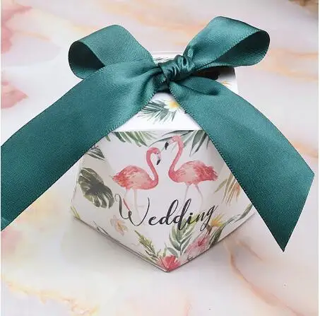 Подарочная коробка для конфет в форме бриллианта свадебной упаковки сладостей