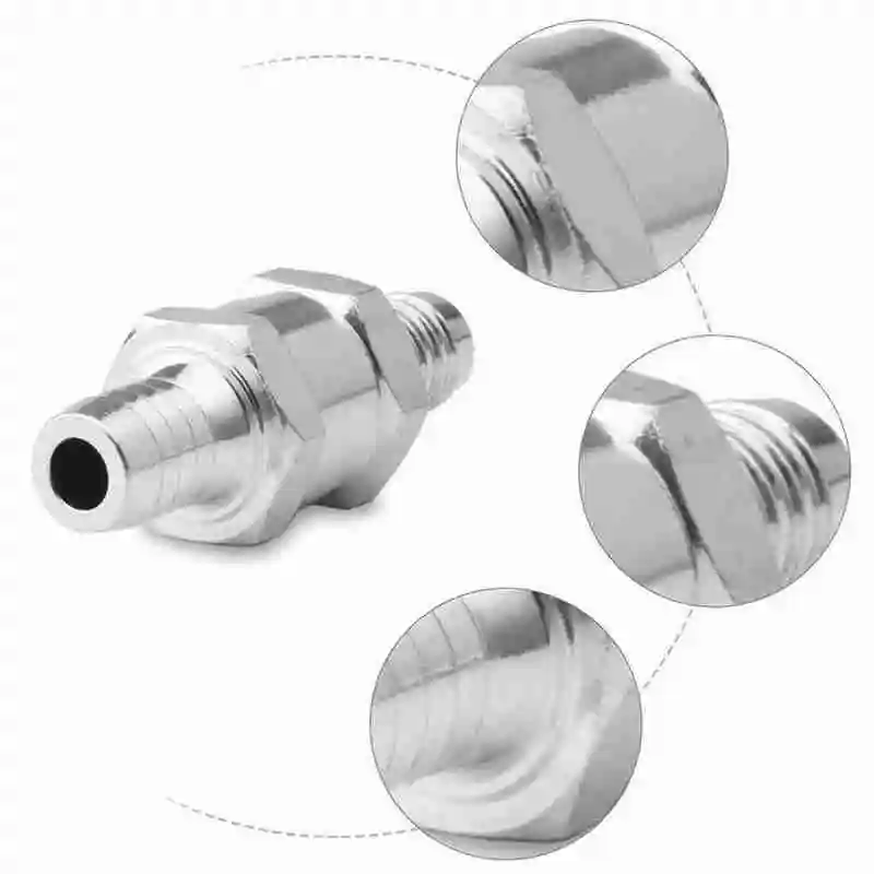 Автозапчасти алюминиевый топливный насос односторонний обратный клапан 6 мм 8 10 12