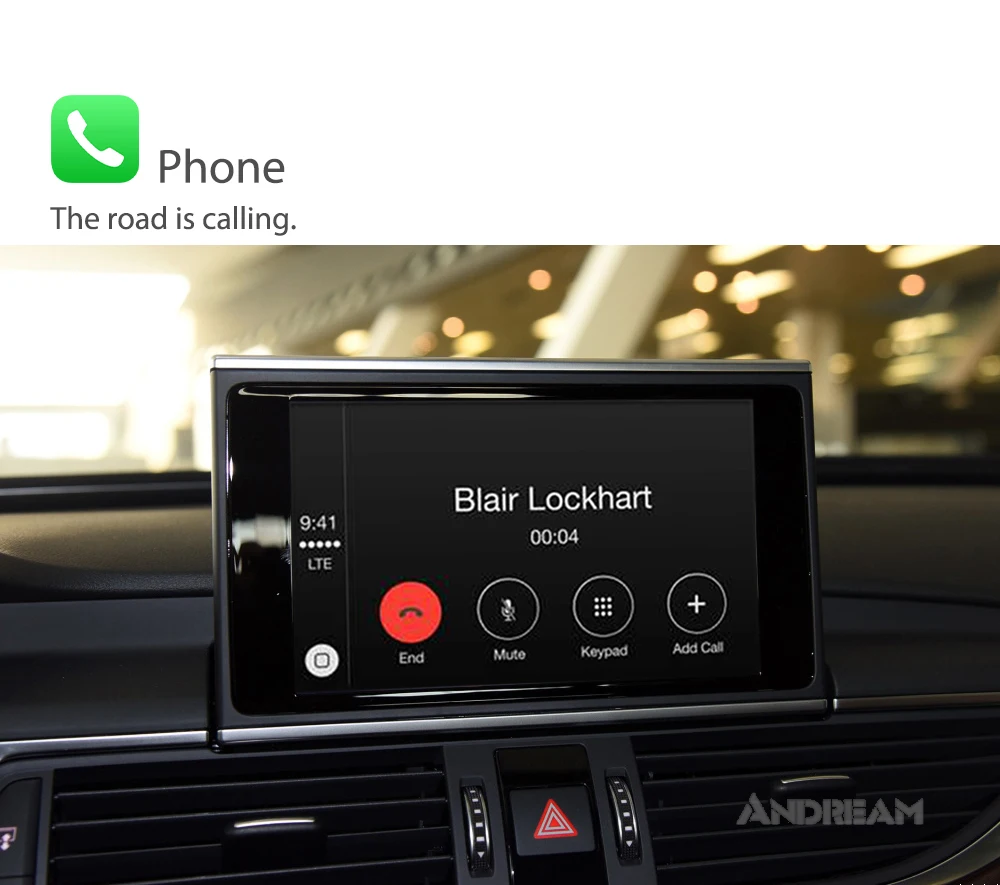 Беспроводной Apple Carplay Android авто интерфейс коробка для AUDI Q5 экран обновление