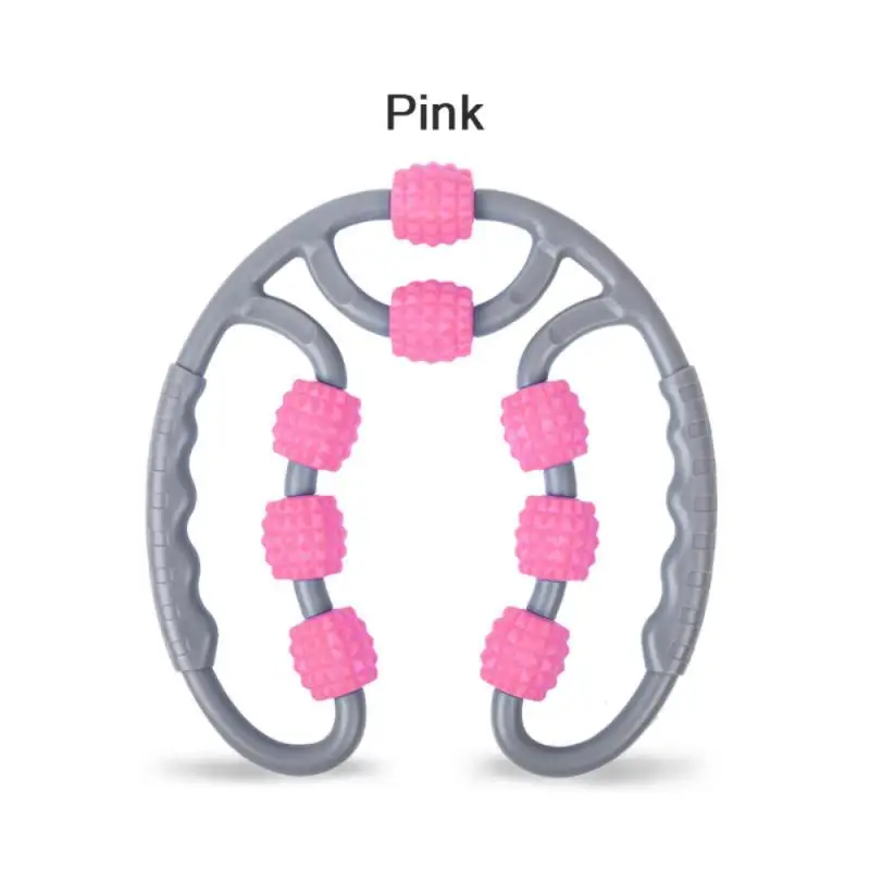 

Eight Rounds Yoga Training Roller Ring Clamp Leg Muscle Relaxer Neck Cervical Massager Gym Home Massage Relaxation Tool