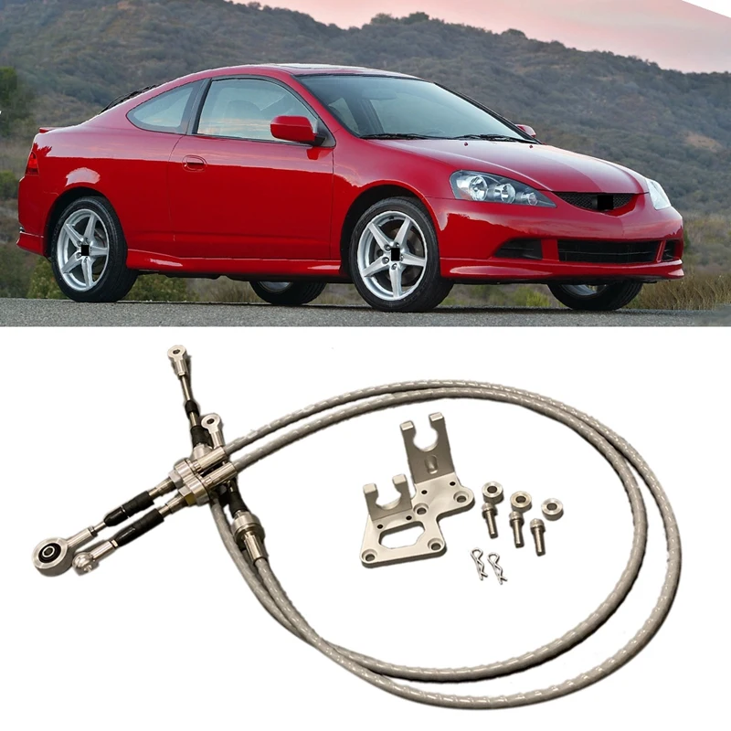 

For Acura RSX Shift Cables and Trans Bracket K20 K20A K24 K Swap Series EG EK DC2 Race K-Series Civic Crx