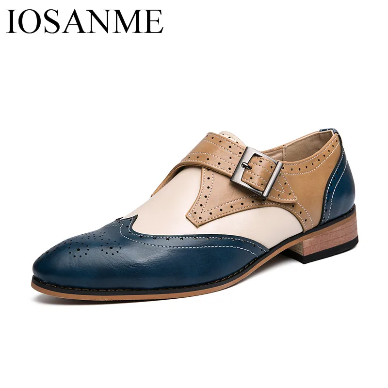 

Brogue Oxford Shoes For Men Ttalian Pointed Toe Big Size Male Dress Footwear Luxury Designer Work Business Formal Leather Flats