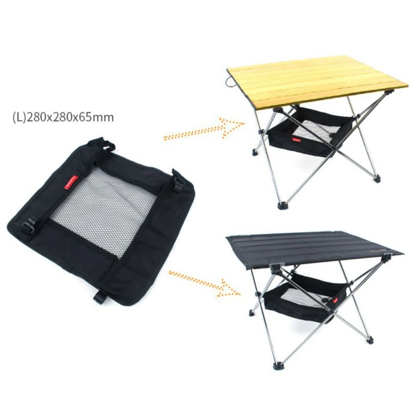 Portable Outdoor Folding Table Storage Hanging Net Bag Basket Picnic Rack Camping Organizer Bag—S | Спорт и развлечения