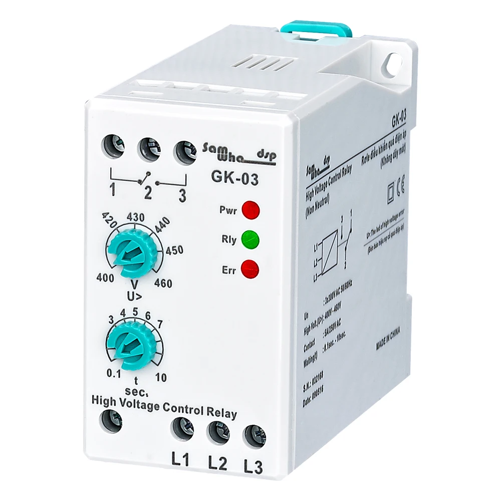 

Samwha-Dsp GK-03 Phase Failure High Voltage Analogue Adjustable Protection Relay (3*380V Non-Neutral)