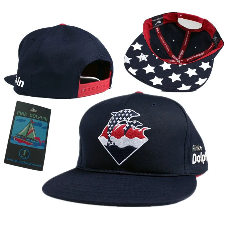 Высокое качество,,, Розовый дельфин, бренд snapback, бейсболка, Розовый дельфин, Леопардовый ремешок, шляпа для мужчин и женщин