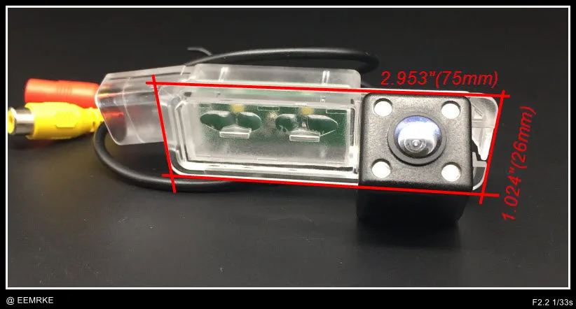 EEMRKE Multi-function CCD Car Reverse Camera for SEAT Ibiza FR 5D Backup Camera Night Vision Parking Rearview