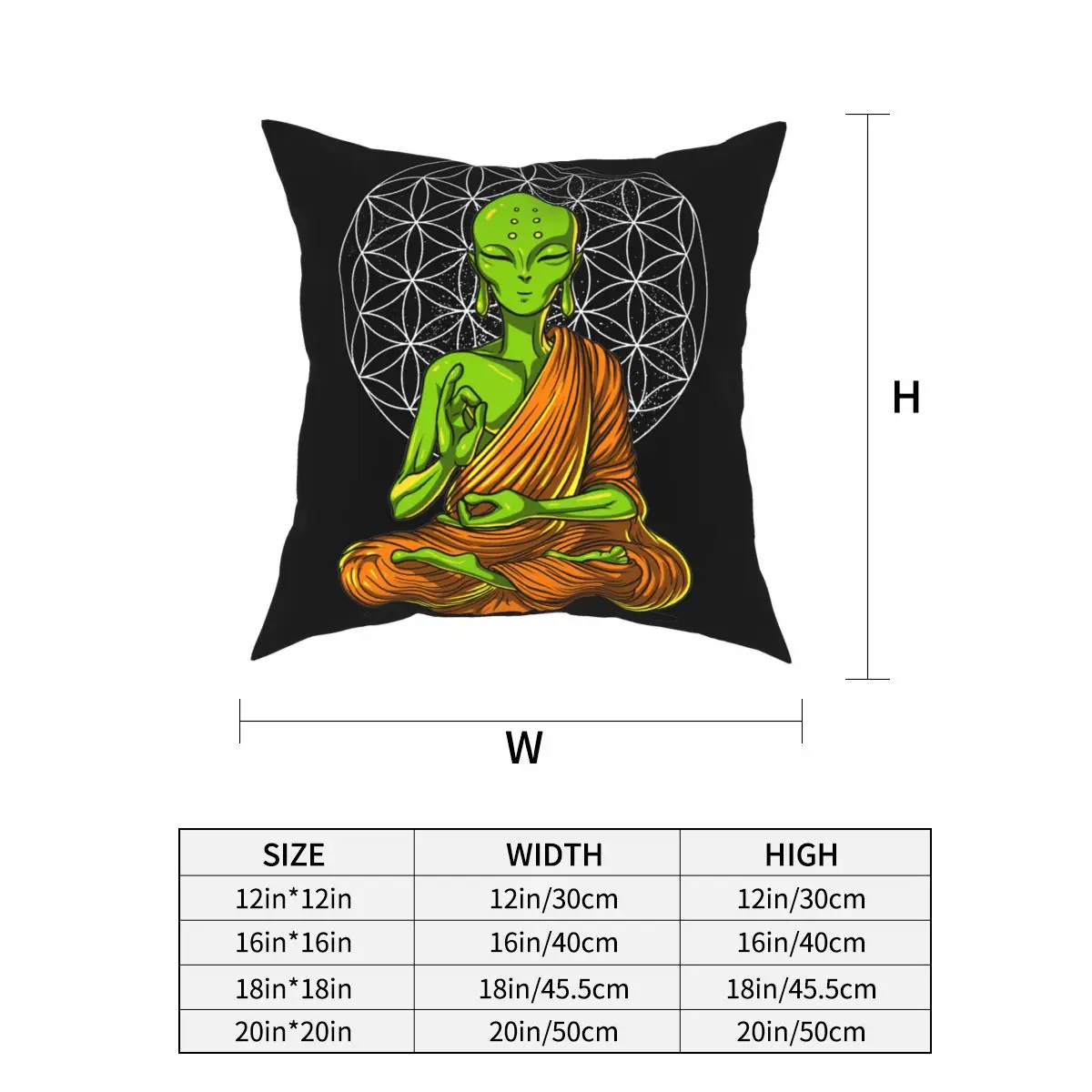 Космический Инопланетянин искусственная задняя крышка декоративная подушка для