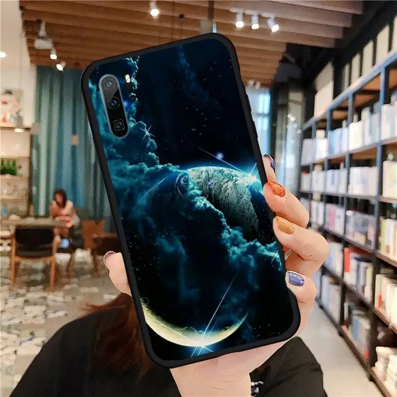 

Space Solar System Planets Phone Case For Huawei honor Mate P 9 10 20 30 40 Pro 10i 7 8 a x Lite nova 5t Soft silicone funda