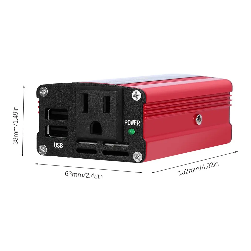 

500W DC to AC Power Converter DC 12V to 110V 220V AC Car Inverter Automatic Transformer With Dual USB Car Adapter