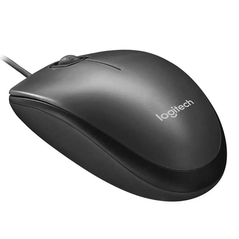 Проводная USB мышь logitech M90, эргономичная оптическая игровая офисная мышь, мышь для ноутбука, настольного компьютера, компьютера, дома, офиса