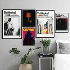 Плакаты принты Weeknd StarBoy R  B House воздушные шары альбомы рэп музыки масляная живопись холст настенное искусство картины гостиная домашний декор