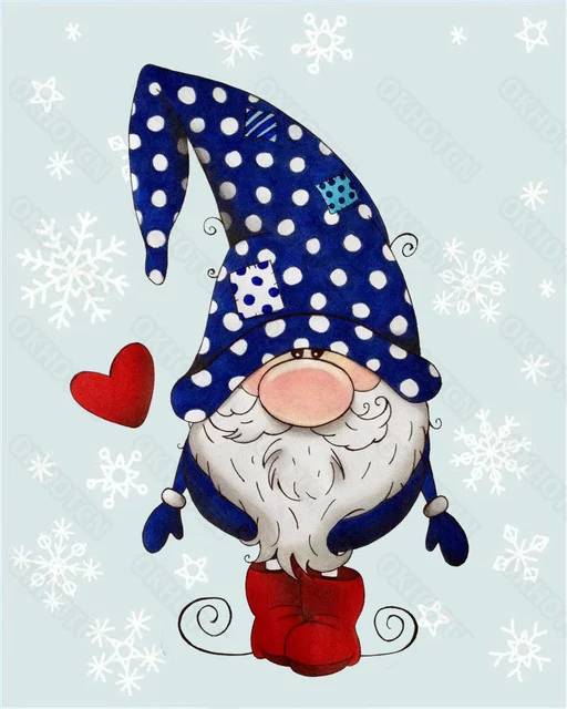 

Diy Diamond Painting Stickers Diamond Embroidery Living Room Background Wall Painting Bedroom Painting Cartoon Santa Claus