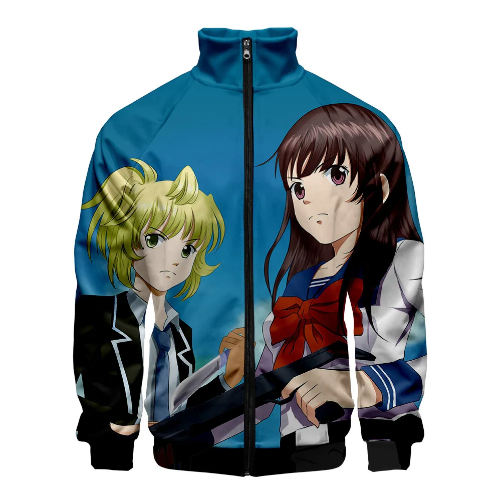 

Anime High-Rise Invasion 3D Printed Sweatshirt Boys Girls Harajuku Jacket Coat Teen Clothes Stand-up Collar Zipper Coat