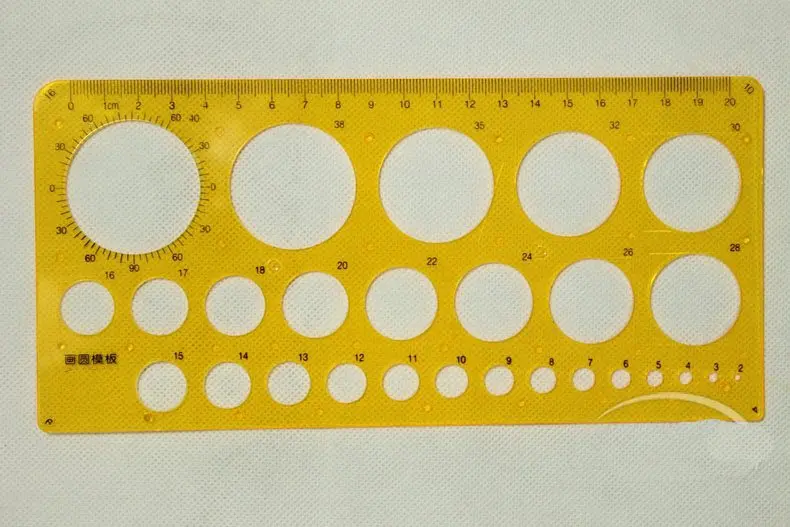 

tick engraved on for ruler Paint Learning Adult Painting Circle Ruler Drawing Design Round Template Tick Engraved On For Wear
