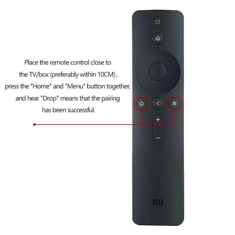 Новый Xiaomi mi Bluetooth 4 2 голосовой пульт дистанционного управления работает с Box4 Xiao tv