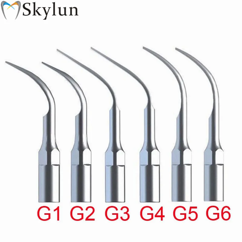 

5PCS Dental UltracScaler Tips G1 G2 G3 G4 G5 G6 P1 P3 Perio Scaling Tip for EMS WOODPECKER Ultrasonic scaler Handpiece