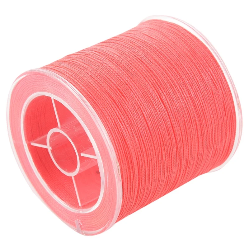 500 м 50 фунтов красочные 4 нити Multifilament PE плетеная леска (красный) | Спорт и