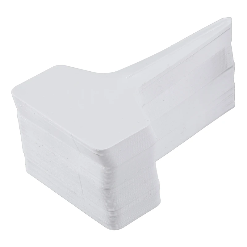 

100 pcs Garden Labels gardening plant classification sorting sign tag ticket plastic writing plate board Plug in card white
