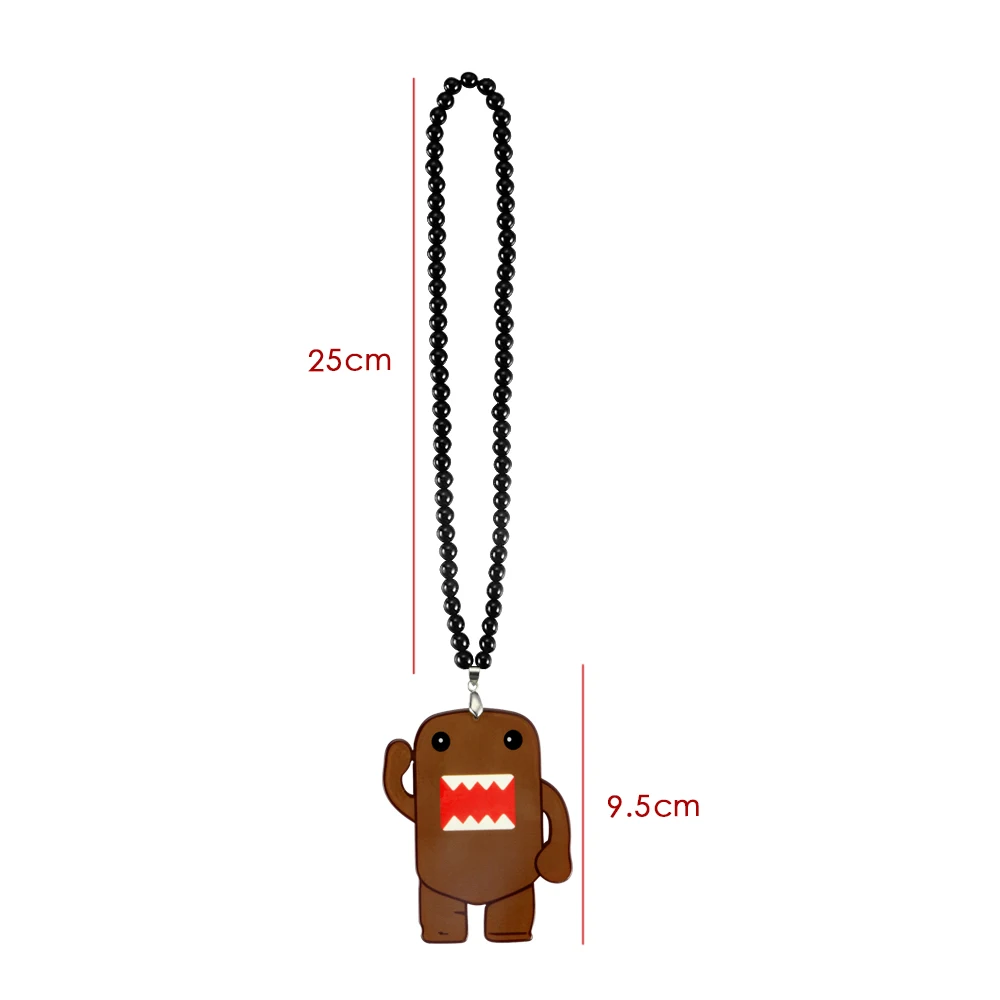

Car Pendant Acrylic Funny Domo-Kun Rock JDM Rear View Mirror Charms Ornaments Automobile Trim Hanging Suspension Decoration Gift