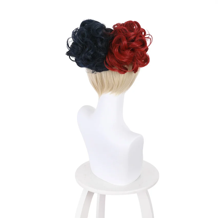 Takerlama в стиле Джокер Костюм для девочек Парик черный красный желтый микс Цвет