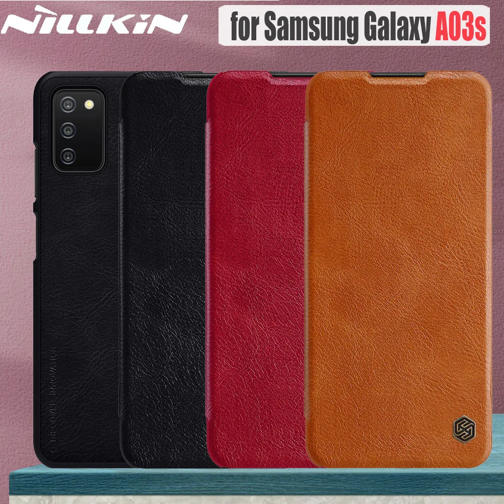 

Чехол-книжка для Samsung Galaxy A03s, из ПУ кожи