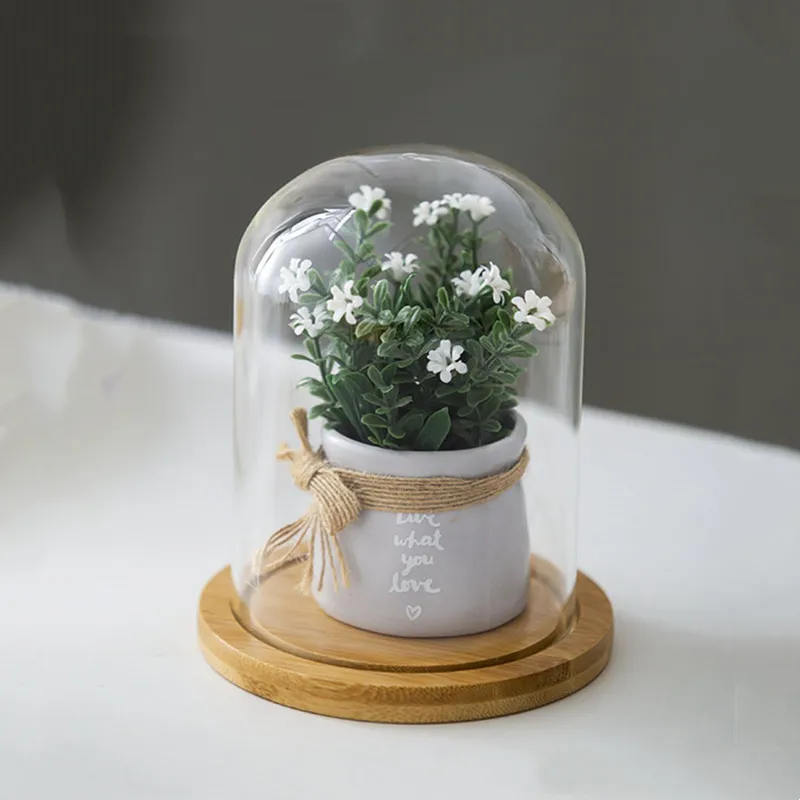 

Декоративная бамбуковая подставка для вазы, 9 х12 см