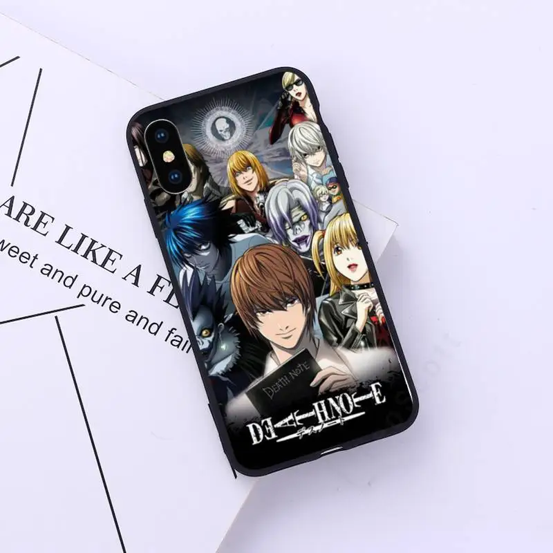 

Anime Death Note Ryuk kira Phone Case for iPhone 11 12 pro XS MAX 8 7 6 6S Plus X 5S SE 2020 XR