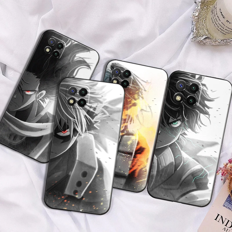 

Phone Case Coque For Xiaomi Redmi 7 7A 8 8A 9 9i 9AT 9T 9A 9C Note 8 8T 8 Pro 8 2021 Anime My Hero Academia Soft TPU Black Cover