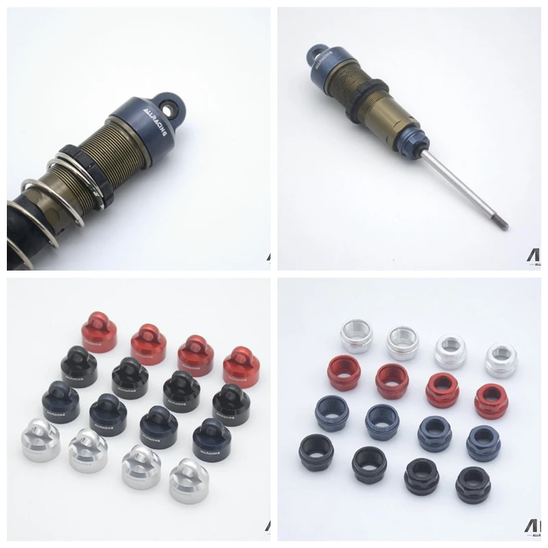 Крышка амортизирующая верхняя + нижняя крышка из сплава CNC для радиоуправляемой