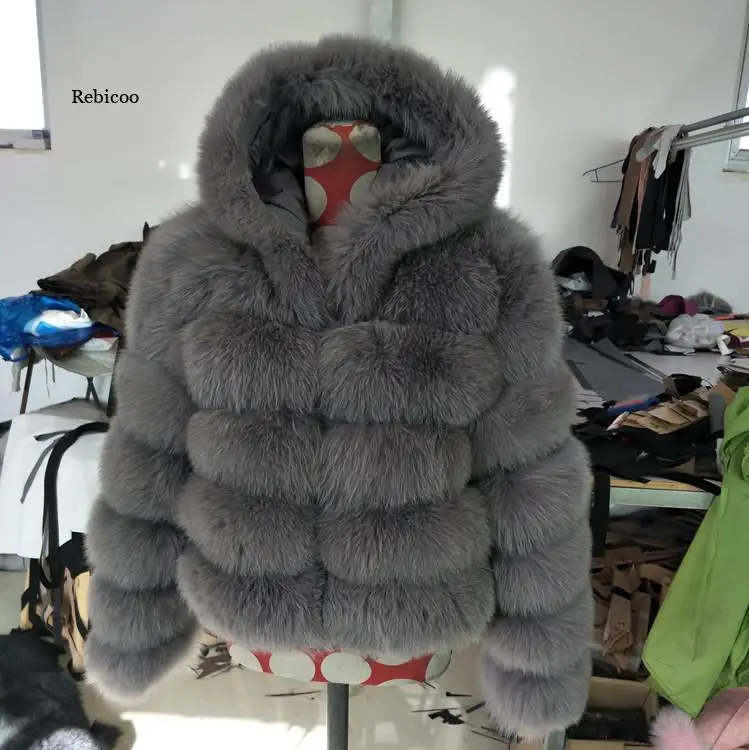 Парка женские меховые пальто толстая зимняя верхняя одежда теплая длинная
