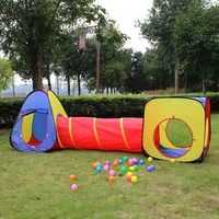 3 in 1 play tent baby toys ball pool for children kids ocean balls pool foldable kids play tent playpen tunnel play house girls