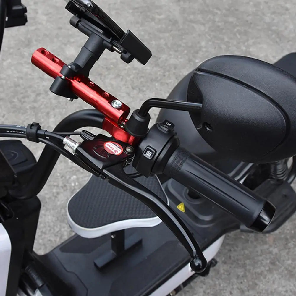 

Motorcycle Rearmirror Extention Lever Bracket Scoorter Holder Cellphone Holder Bracket Extention Pole Multifunctional