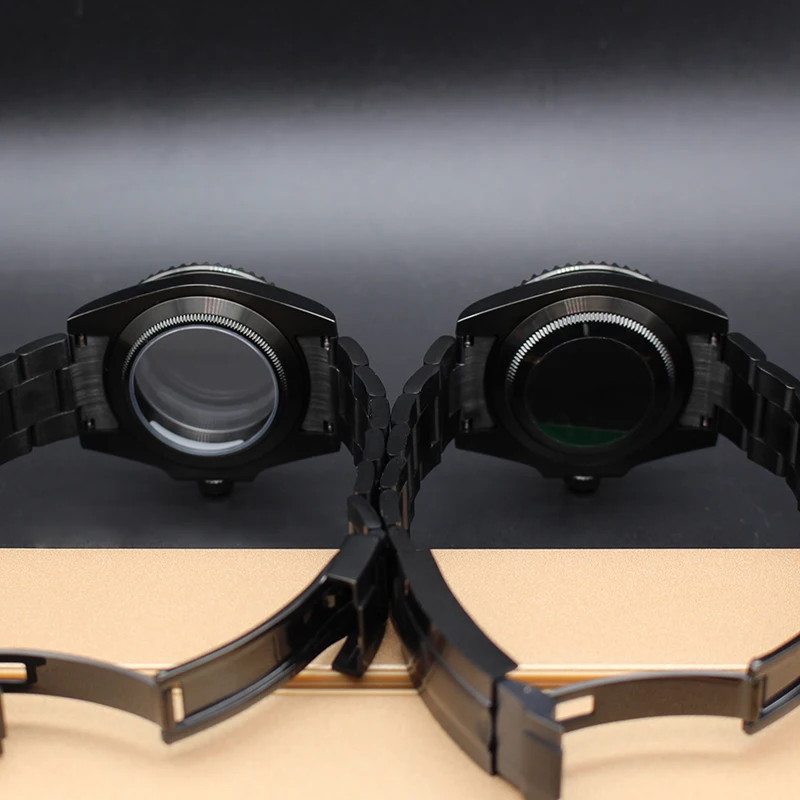 40mm Black Submariner Men's Watches Case 28.5mm Dial Bracelet Watchband Parts For seiko nh35 nh36 miyota 8215 eta 2824 Movement enlarge