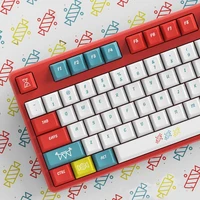 color toffee pudding keycap pbt dye sublimation mechanical keyboard key cap xda cherry profile ansi iso mx switches for 60104