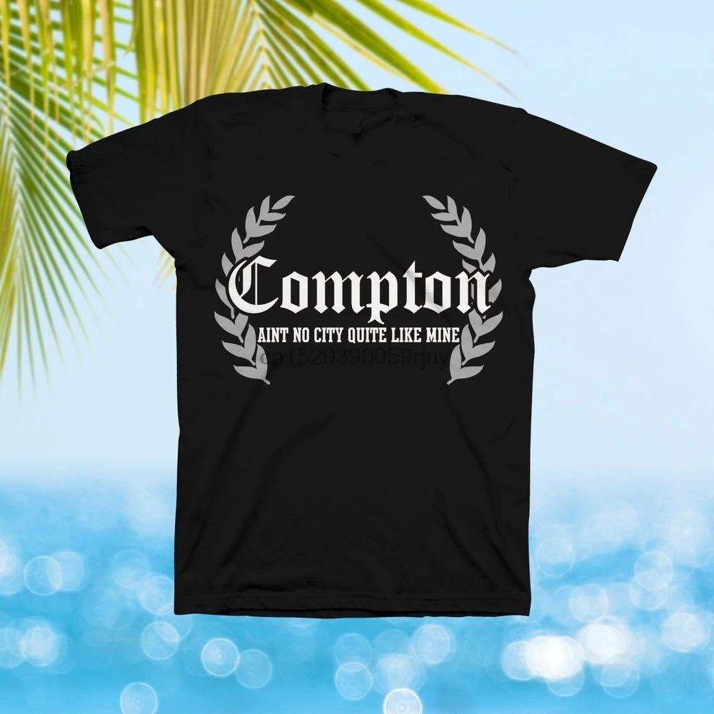 Футболка Kendrick Lamar Compton Los Angeles TDE Rap Hip Hop|Мужские футболки| |