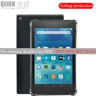 Чехол для планшета Amazon Kindle Fire HD 8, 2015, 2016, 2017, 2018, 8,0 дюйма, силиконовый мягкий чехол с подушкой безопасности, прозрачная защита для электронной книги