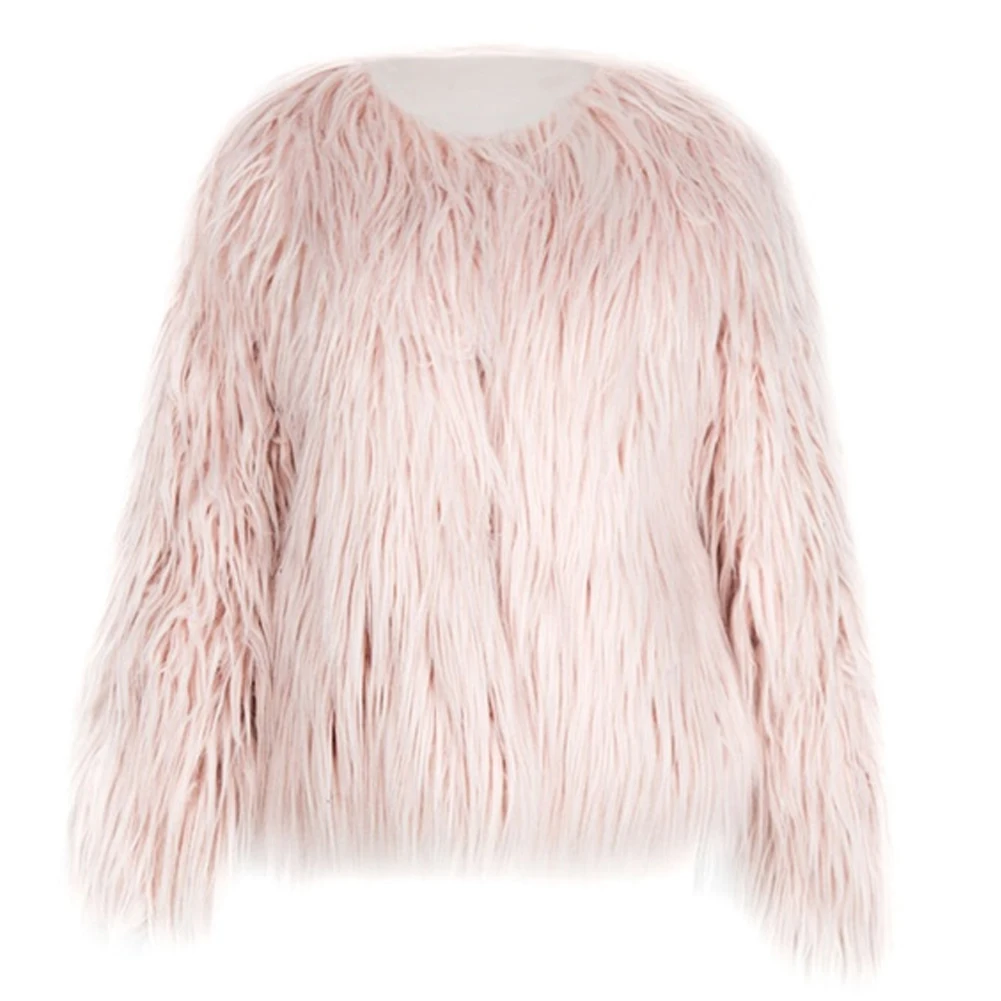 

Fashion Ladies Winter Women Faux Fur Overcoat Outwear Jacket Coat