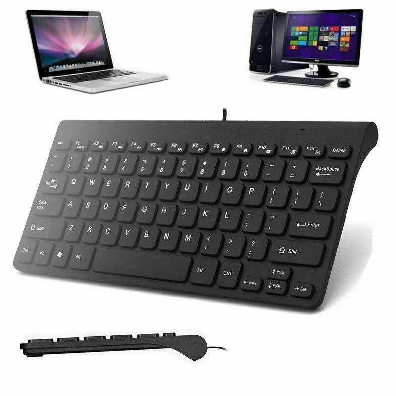 миниатюрная usb проводная клав