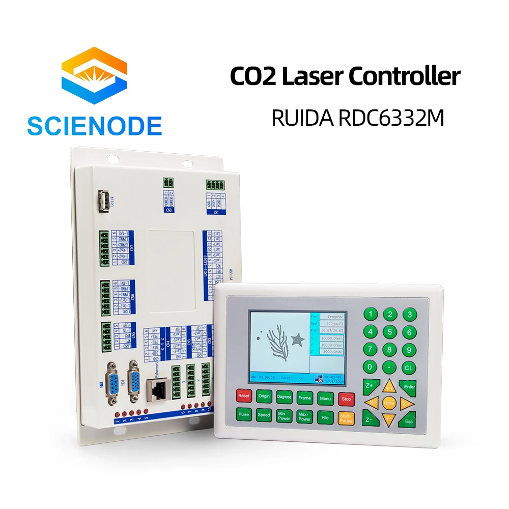 Scienode Ruida RDC6332M CO2 лазерное управление лазерная плата управления картой для