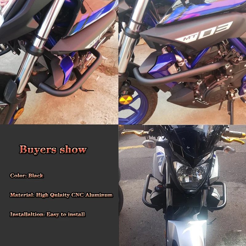 Для Yamaha MT 03 MT03 MT25 2015 2016 2017 2018 аксессуары для мотоциклов защита рамы двигателя
