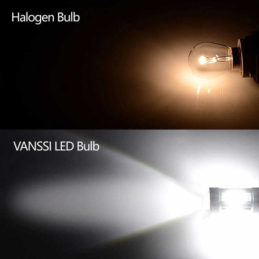 

2Pcs HB4 9006 LED Fog Light Bulbs Extremely Bright 3030 Chipsets 6000K White