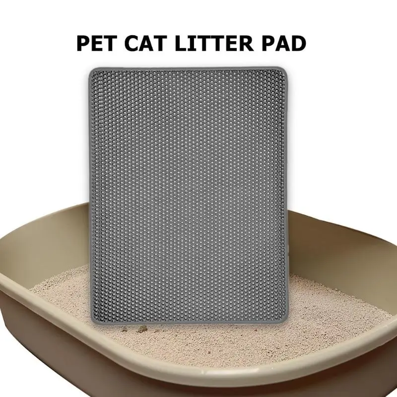 Складной EVA коврик для кошачьего туалета с водонепроницаемым дном