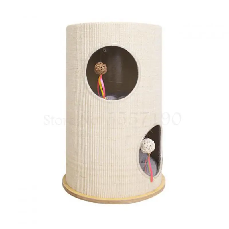 Ведро для кошек Двухслойное вилла из сизаля скалолазания на лето|Мебель и