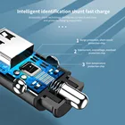 Автомобильное зарядное устройство OLAF с 2 USB-портами для быстрой зарядки телефонов iPhone, Samsung, Xiaomi mi QC3.0, QC 3,0