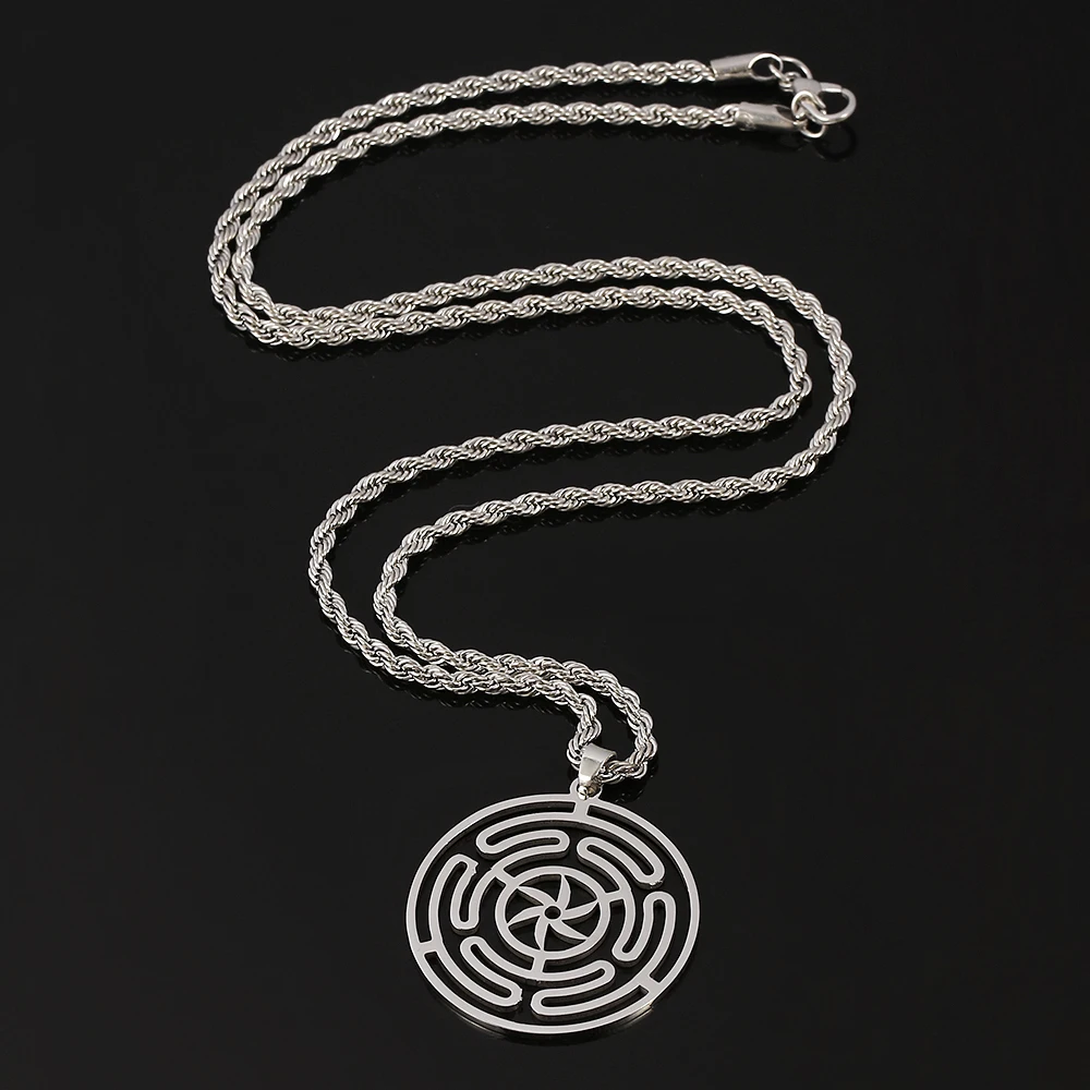Полые кулоны hekate из нержавеющей стали подвеска на колесиках ожерелье Strophalos Hecate
