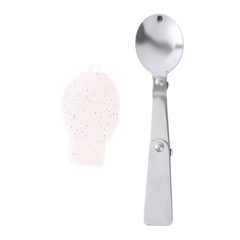 3 вида цветов складная коробка Ложка Вилка для путешествий на открытом воздухе