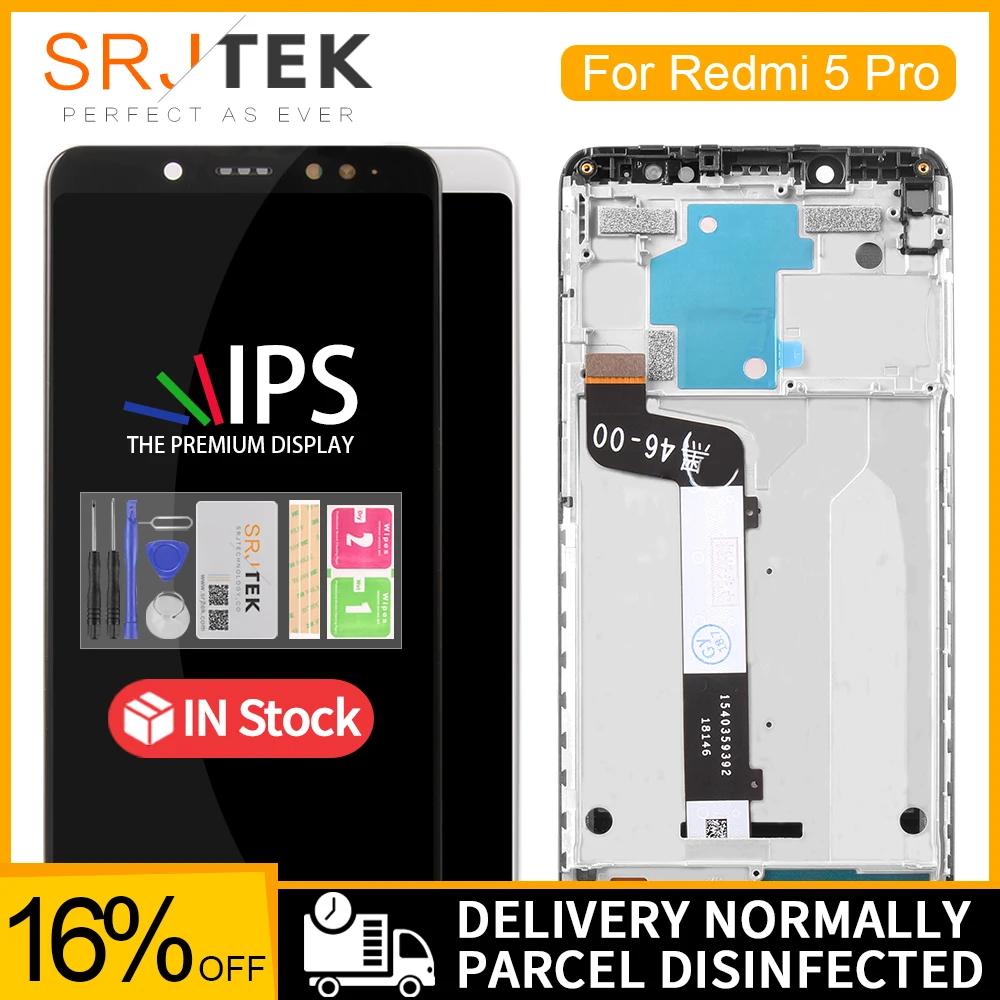 Тест для Xiaomi Redmi Note 5 Pro дисплей Prime сенсорный экран рамка дигитайзер в сборе замена