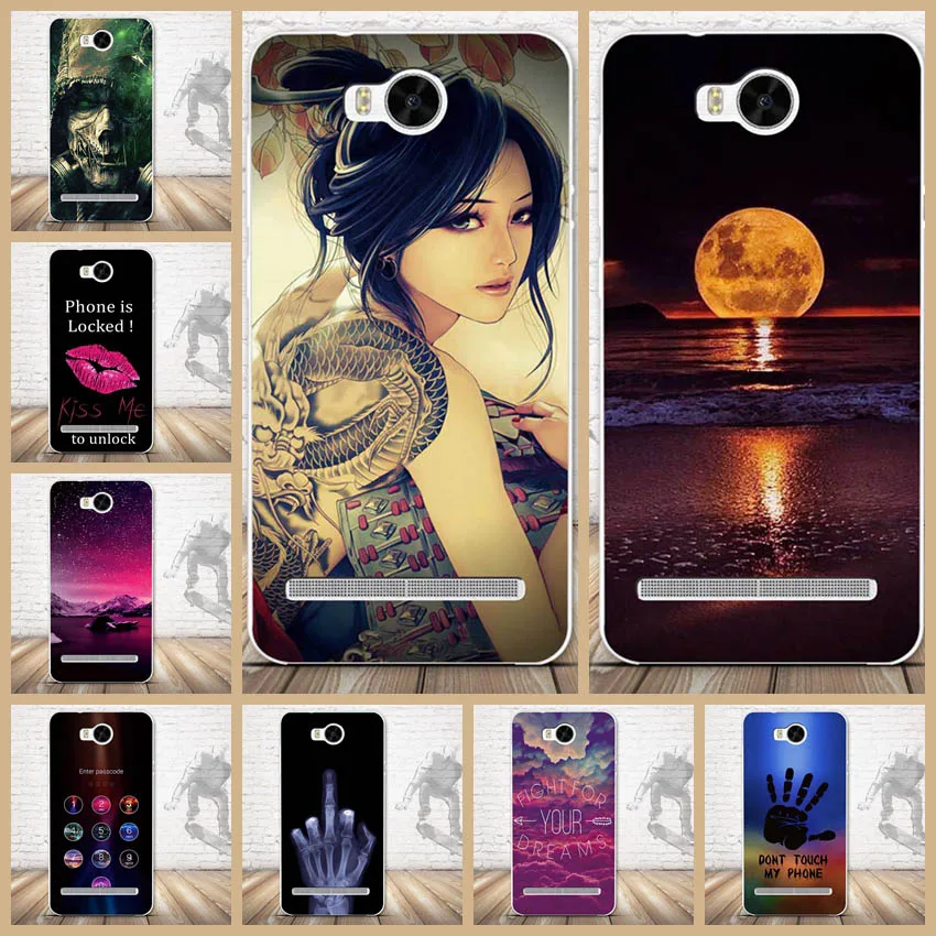Чехол для Huawei Ascend Y3 II 2 Y3II чехол с 3D принтом силиконовая задняя крышка Funda ii