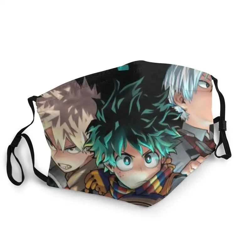 

Шото Тодороки Izuku Midoriya Deku маска против дымки пыле мой герой маска для лица Защитная крышка респиратор рот муфельная печь