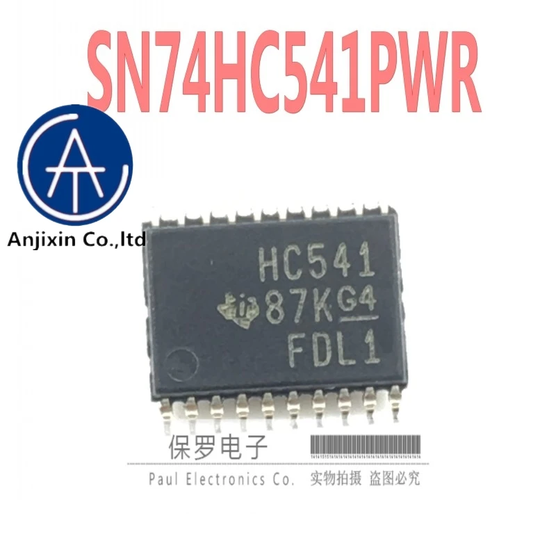 10 шт. 100% оригинальный и новый буфер SN74HC541PWR шелковой ширмы HC541 TSSOP-20 действительный ассортимент товаров